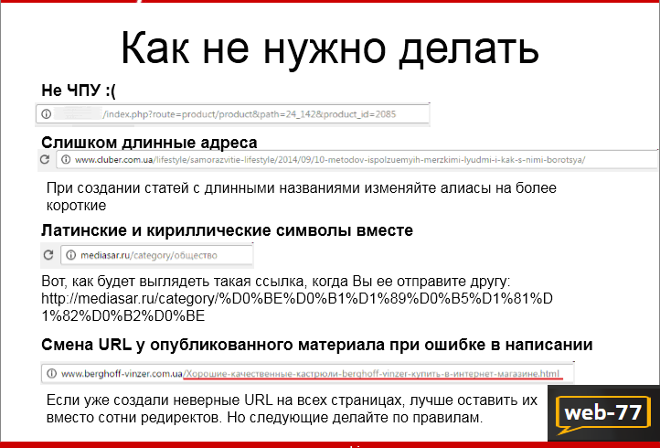ЧПУ - как не нужно делать ЧПУ - как не нужно делать