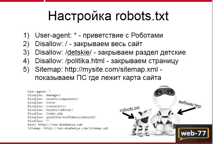 Настройка Robots.txt Настройка Robots.txt